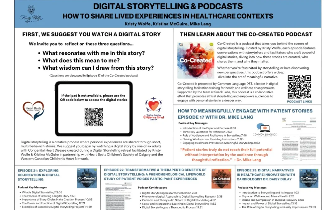 Kristy Wolfe Stories - Blog - Bringing Patient Voices to Life at Medical Conferences - Canada